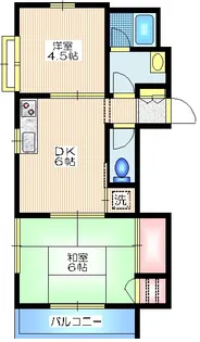 メゾンエクセリアB棟【2階】の間取り