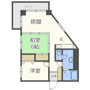 福岡県福岡市南区高宮2【マンション】の間取り