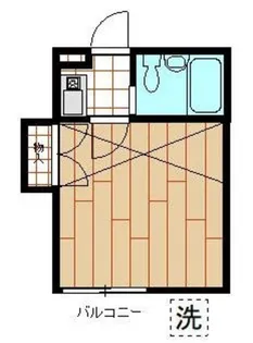 レオパレスお花茶屋【2階】の間取り