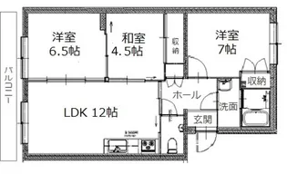 ルーチェ・ソラーレ【3階】の間取り
