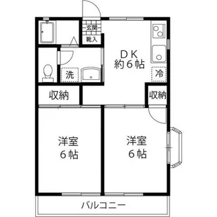 サンガーデン・A【2階】の間取り
