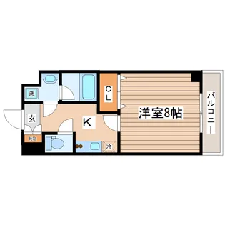 フォレストコートI【4階】の間取り