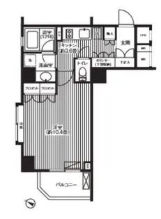 東京都渋谷区代々木3【マンション】の間取り