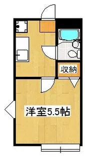 サニーコート市川大野【2階】の間取り