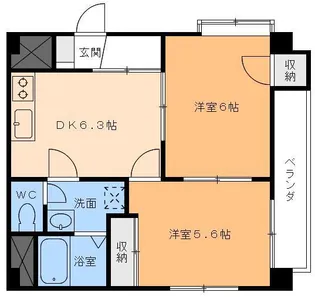 メゾン・グレース【4階】の間取り