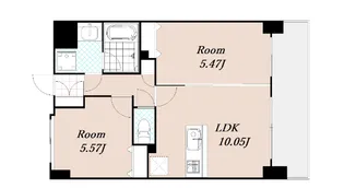 東明マンション壱番館【4階】の間取り