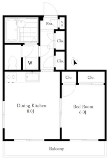パインブリッジハイツ【3階】の間取り
