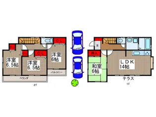 埼玉県狭山市笹井1【一戸建】の間取り