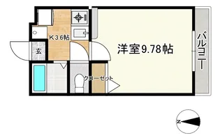 仙台北学園川平【1階】の間取り