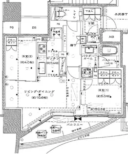 プレミスト東銀座築地Arc Court【7階】の間取り
