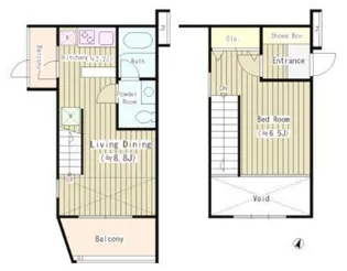 可染館の間取り