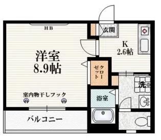 メゾンラ・メール【2階】の間取り