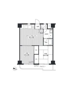 メゾンタカノハ【2階】の間取り