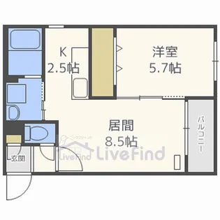 POLARISIII【1階】の間取り
