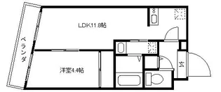 ボナール【3階】の間取り
