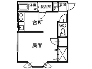 CASA RIVA【2階】の間取り