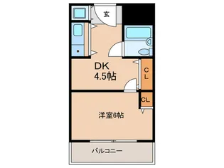 新神楽坂ハウス【5階】の間取り
