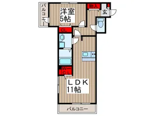 Best Stage鳩ケ谷II【2階】の間取り