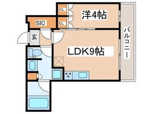 エアライズタワ-【26階】の間取り