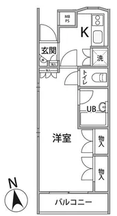 VERT新中野【3階】の間取り