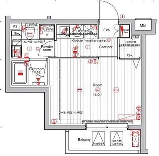 THE HOUSE 赤坂檜町【4階】の間取り