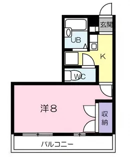 サンフラワー山波【2階】の間取り