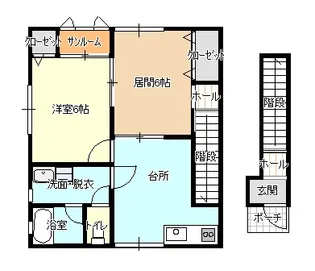 LIVREAoiA-5【2階】の間取り