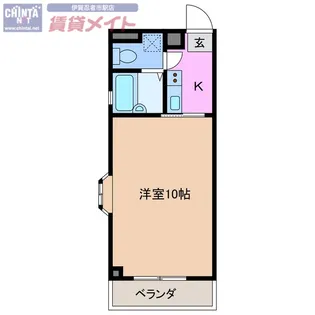 GENTILE IGA UENO【3階】の間取り