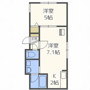エミネンス環状東【3階】の間取り