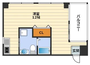 Apt.新梅田【3階】の間取り