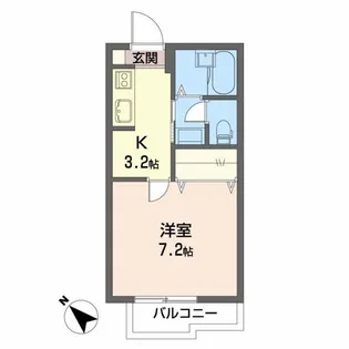 サンコーポ翔 C【2階】の間取り