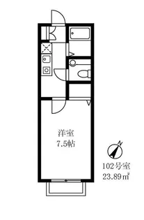 レーヴ田園調布【1階】の間取り