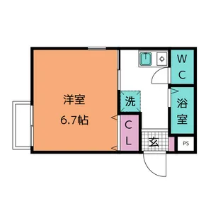 アンフォルムD【1階】の間取り