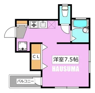 ラ・ベルメゾン【1階】の間取り