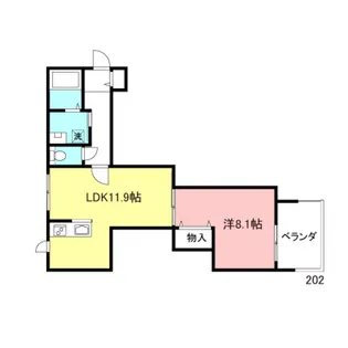 アルゴ西麻布【2階】の間取り