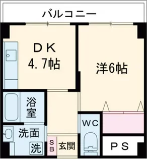 YUWA Seta【5階】の間取り