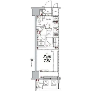 メイクスデザイン早稲田(メイクスデザインワセダ)【1階】の間取り