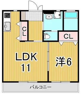 Fiore【2階】の間取り