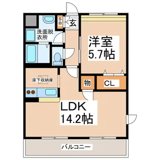 M78・峰【2階】の間取り