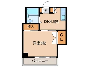 サン・ルピナス【6階】の間取り