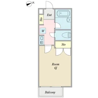 メゾンベルデュールII【2階】の間取り