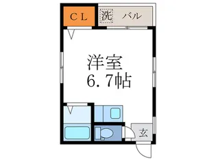 ソレイユ京都【3階】の間取り
