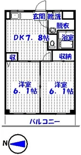 ドミール板橋本町【3階】の間取り