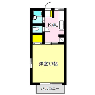 ピアハイム【1階】の間取り