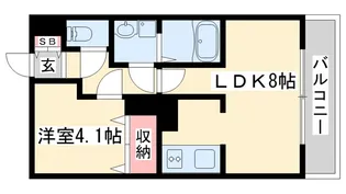 フィオーレ【1階】の間取り