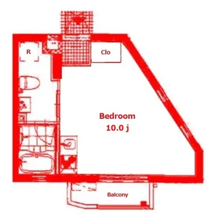 リンクウイル横濱【2階】の間取り