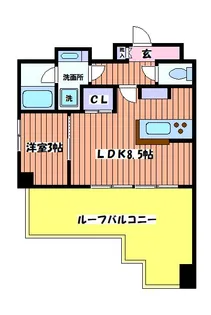 N-stage Nishikunitachi【6階】の間取り