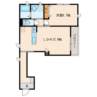 ドミールブラシェ【3階】の間取り