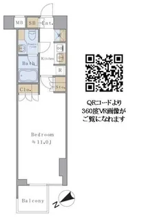 Brillia ist 千駄ヶ谷【8階】の間取り