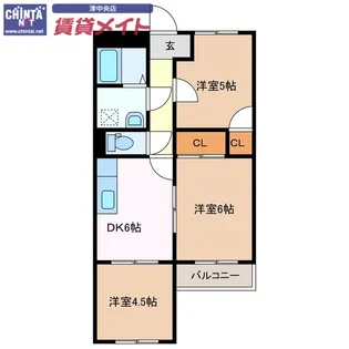 テピカルイブ3【3階】の間取り